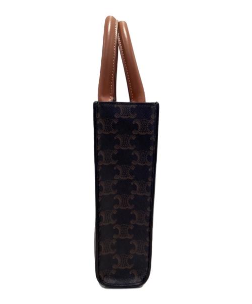 CELINE（セリーヌ）CELINE (セリーヌ) ミニバーティカルカバ ブラウン サイズ:ミニの古着・服飾アイテム