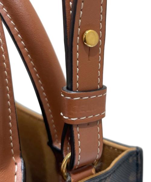 CELINE（セリーヌ）CELINE (セリーヌ) ミニバーティカルカバ ブラウン サイズ:ミニの古着・服飾アイテム