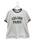 CELINE（セリーヌ）の古着「ロゴルーズTシャツ」｜ホワイト×ネイビー