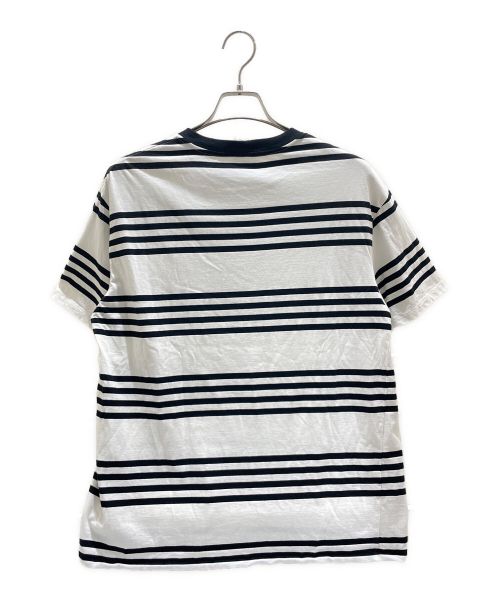 CELINE（セリーヌ）CELINE (セリーヌ) ルーズTシャツ ストライプ ブラック×ホワイト サイズ:Sの古着・服飾アイテム