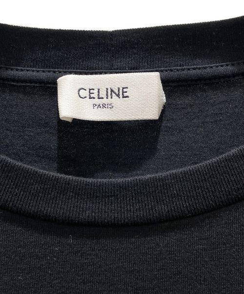 CELINE（セリーヌ）CELINE (セリーヌ) トリオンフ ルーズTシャツ ブラック サイズ:Sの古着・服飾アイテム