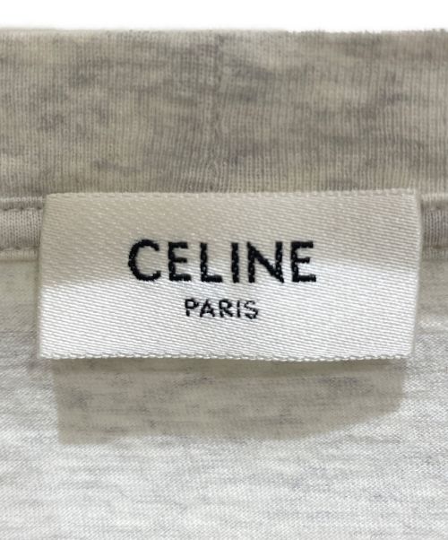 CELINE（セリーヌ）CELINE (セリーヌ) ロゴルーズTシャツ ベージュ サイズ:Sの古着・服飾アイテム