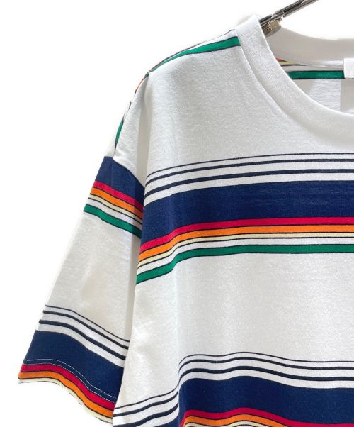 CELINE（セリーヌ）CELINE (セリーヌ) トリオンフルーズボーダーTシャツ マルチカラー サイズ:Sの古着・服飾アイテム