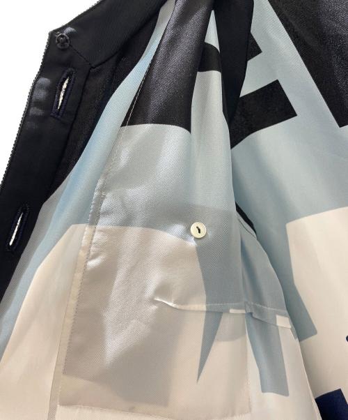 CHANEL（シャネル）CHANEL (シャネル) シャネルシルクジャケット ネイビー×ブルー サイズ:38の古着・服飾アイテム