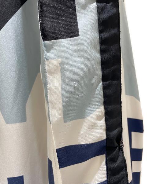 CHANEL（シャネル）CHANEL (シャネル) シャネルシルクジャケット ネイビー×ブルー サイズ:38の古着・服飾アイテム