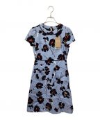 N°21ヌメロヴェントゥーノ）の古着「花柄ワンピース」｜スカイブルー