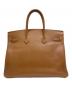 HERMES (エルメス) バーキン35 ゴールド×ゴールド金具 サイズ:35：900000円