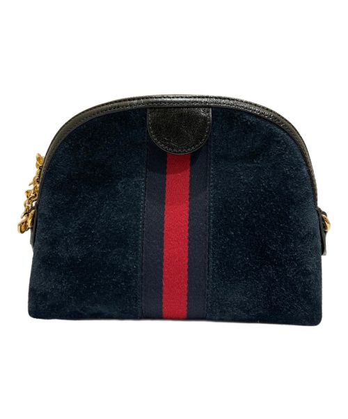 GUCCI（グッチ）GUCCI (グッチ) オフィディア  ショルダーバッグ ネイビーの古着・服飾アイテム