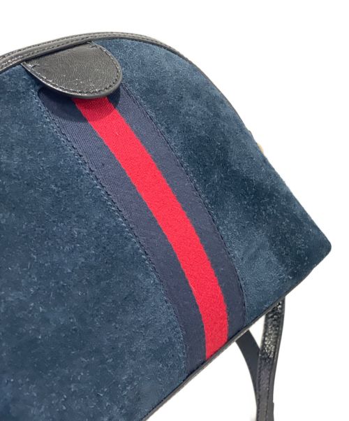 GUCCI（グッチ）GUCCI (グッチ) オフィディア  ショルダーバッグ ネイビーの古着・服飾アイテム