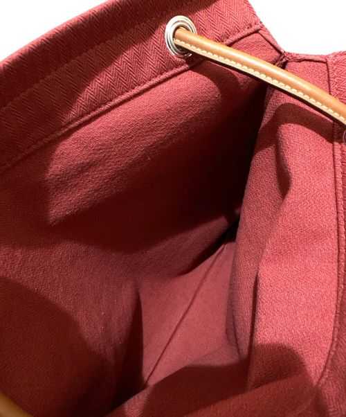 HERMES（エルメス）HERMES (エルメス) アリーヌMM レッド×ネイビー サイズ:MMの古着・服飾アイテム