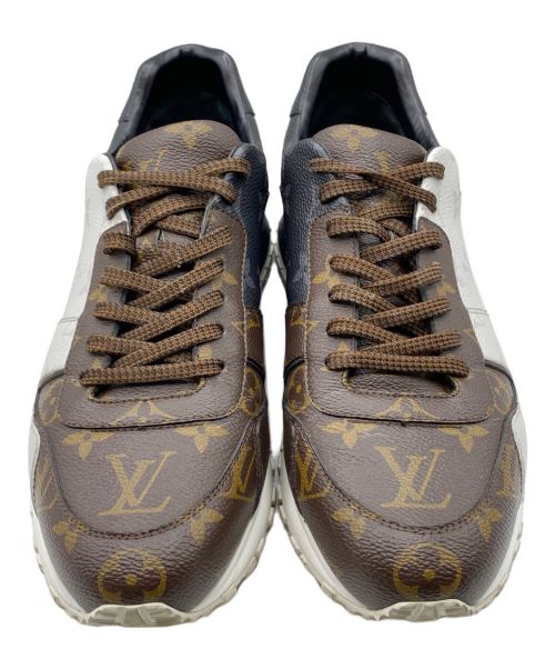 LOUIS VUITTON（ルイ ヴィトン）LOUIS VUITTON (ルイ ヴィトン) ランアウェイ・ライン スニーカー ブラウン×ブラック サイズ:7の古着・服飾アイテム