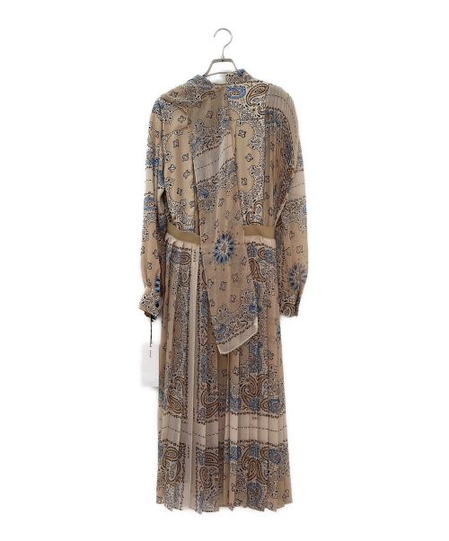 sacai（サカイ）sacai (サカイ) Bandana Print Dress ベージュ サイズ:2の古着・服飾アイテム