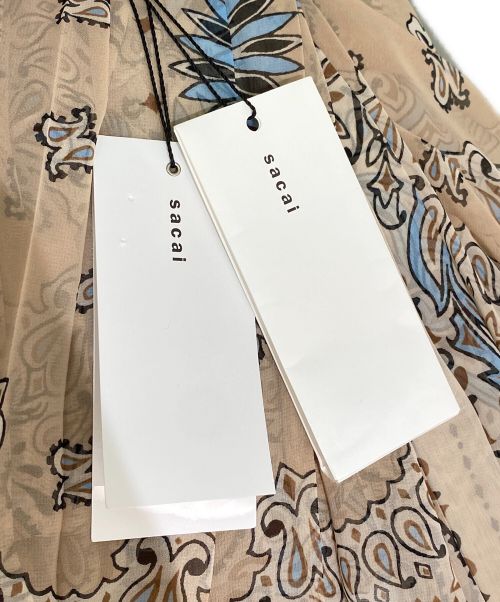 sacai（サカイ）sacai (サカイ) Bandana Print Dress ベージュ サイズ:2の古着・服飾アイテム