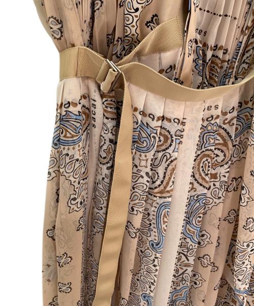 sacai（サカイ）sacai (サカイ) Bandana Print Dress ベージュ サイズ:2の古着・服飾アイテム