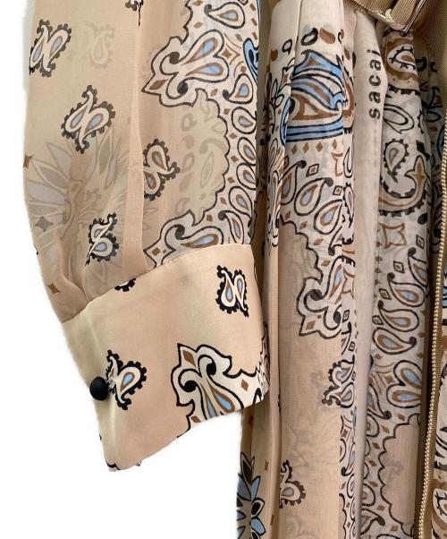 sacai（サカイ）sacai (サカイ) Bandana Print Dress ベージュ サイズ:2の古着・服飾アイテム