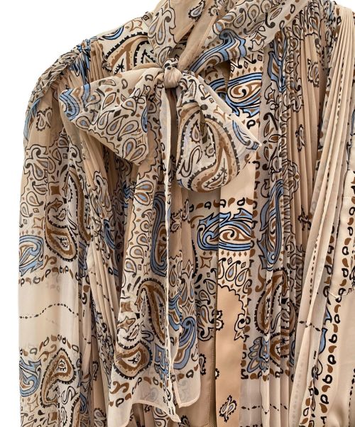 sacai（サカイ）sacai (サカイ) Bandana Print Dress ベージュ サイズ:2の古着・服飾アイテム