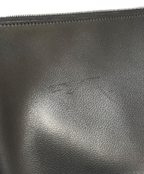 HERMES（エルメス）HERMES (エルメス) ジップアンゴーGM ブラック×シルバー金具 サイズ:GMの古着・服飾アイテム