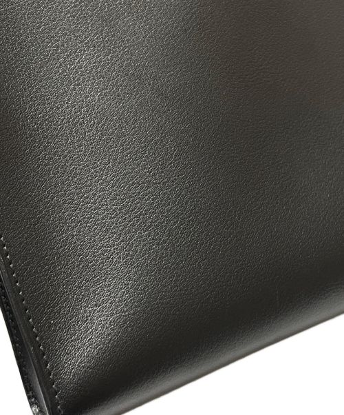 HERMES（エルメス）HERMES (エルメス) ジップアンゴーGM ブラック×シルバー金具 サイズ:GMの古着・服飾アイテム
