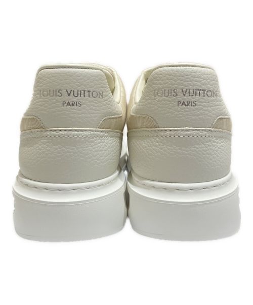 LOUIS VUITTON（ルイ ヴィトン）LOUIS VUITTON (ルイ ヴィトン) ビバリーヒルズ ライン スニーカー ホワイト×ベージュ サイズ: 7 1/2 未使用品の古着・服飾アイテム