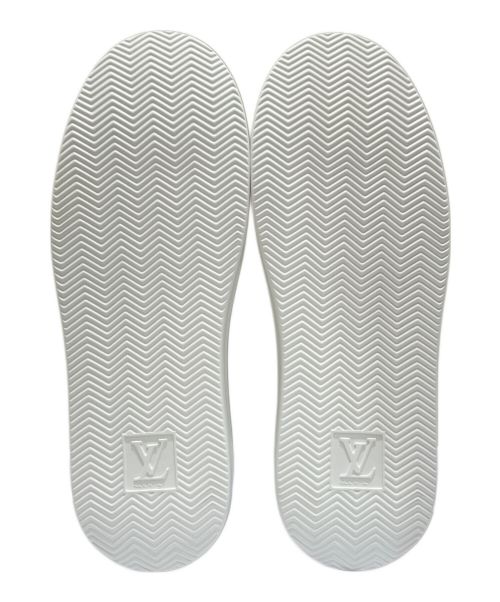 LOUIS VUITTON（ルイ ヴィトン）LOUIS VUITTON (ルイ ヴィトン) ビバリーヒルズ ライン スニーカー ホワイト×ベージュ サイズ: 7 1/2 未使用品の古着・服飾アイテム