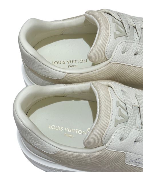 LOUIS VUITTON（ルイ ヴィトン）LOUIS VUITTON (ルイ ヴィトン) ビバリーヒルズ ライン スニーカー ホワイト×ベージュ サイズ: 7 1/2 未使用品の古着・服飾アイテム