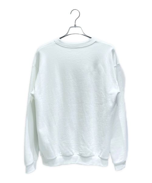 CELINE（セリーヌ）CELINE (セリーヌ) ロゴルーズスウェット ホワイト サイズ:Sの古着・服飾アイテム