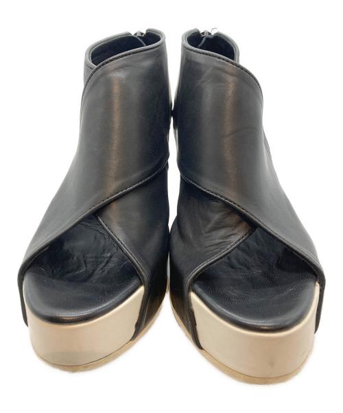 ANN DEMEULEMEESTER（アンドゥムルメステール）ANN DEMEULEMEESTER (アンドゥムルメステール) サンダル ブラック サイズ:36の古着・服飾アイテム