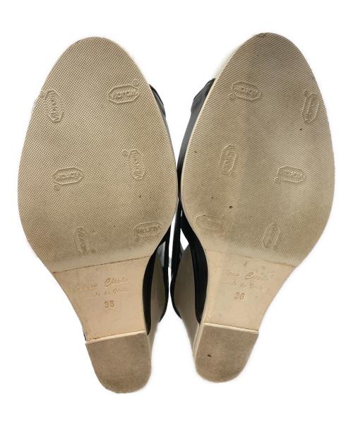 ANN DEMEULEMEESTER（アンドゥムルメステール）ANN DEMEULEMEESTER (アンドゥムルメステール) サンダル ブラック サイズ:36の古着・服飾アイテム