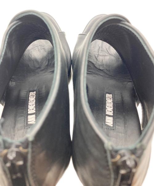 ANN DEMEULEMEESTER（アンドゥムルメステール）ANN DEMEULEMEESTER (アンドゥムルメステール) サンダル ブラック サイズ:36の古着・服飾アイテム