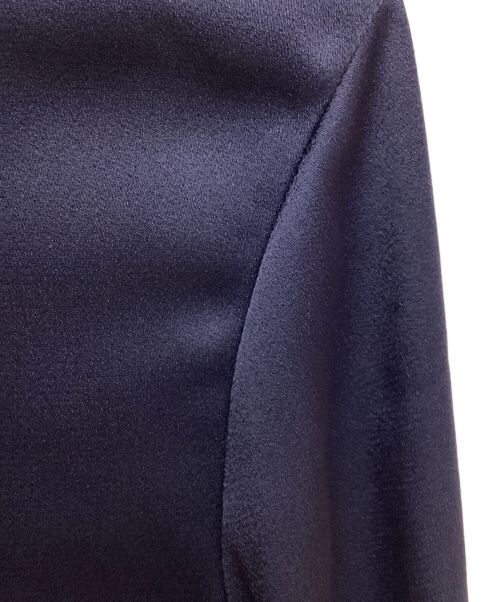 Saint Laurent Paris（サンローランパリ）Saint Laurent Paris (サンローランパリ) ラヴァリエネックロングシャツ ネイビー サイズ:38の古着・服飾アイテム