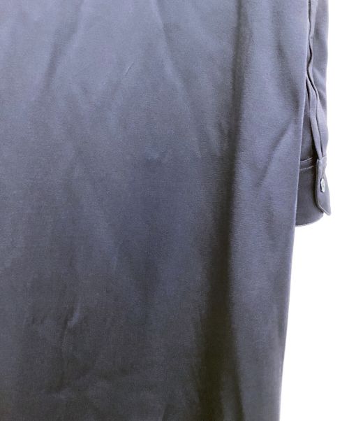 Saint Laurent Paris（サンローランパリ）Saint Laurent Paris (サンローランパリ) ラヴァリエネックロングシャツ ネイビー サイズ:38の古着・服飾アイテム