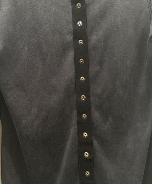 CHANEL（シャネル）CHANEL (シャネル) ココパールボタンフロントブラウス ブラック サイズ:34の古着・服飾アイテム
