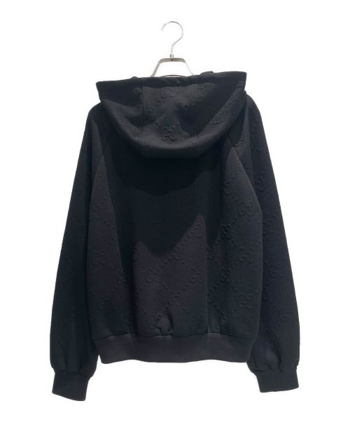 GUCCI（グッチ）GUCCI (グッチ) GGジャージージャガードジャケット ブラック サイズ:Sの古着・服飾アイテム