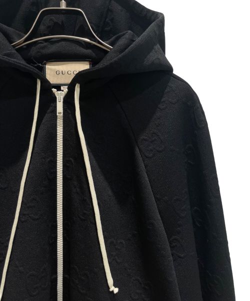 GUCCI（グッチ）GUCCI (グッチ) GGジャージージャガードジャケット ブラック サイズ:Sの古着・服飾アイテム
