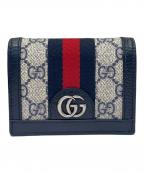 GUCCIグッチ）の古着「オフィディア」｜ベージュ×ネイビー