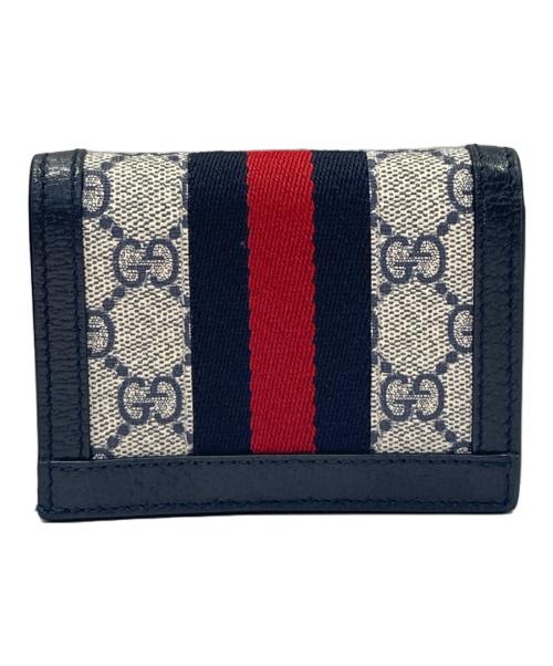 GUCCI（グッチ）GUCCI (グッチ) オフィディア ベージュ×ネイビー サイズ:-の古着・服飾アイテム