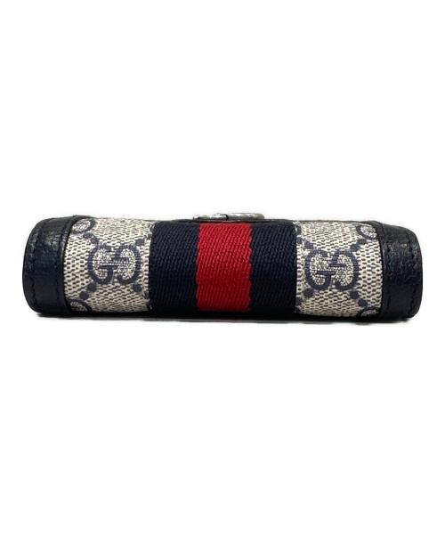 GUCCI（グッチ）GUCCI (グッチ) オフィディア ベージュ×ネイビー サイズ:-の古着・服飾アイテム