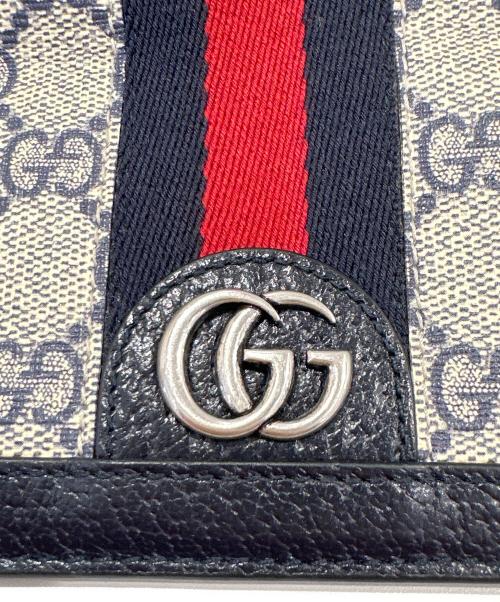 GUCCI（グッチ）GUCCI (グッチ) オフィディア ベージュ×ネイビー サイズ:-の古着・服飾アイテム