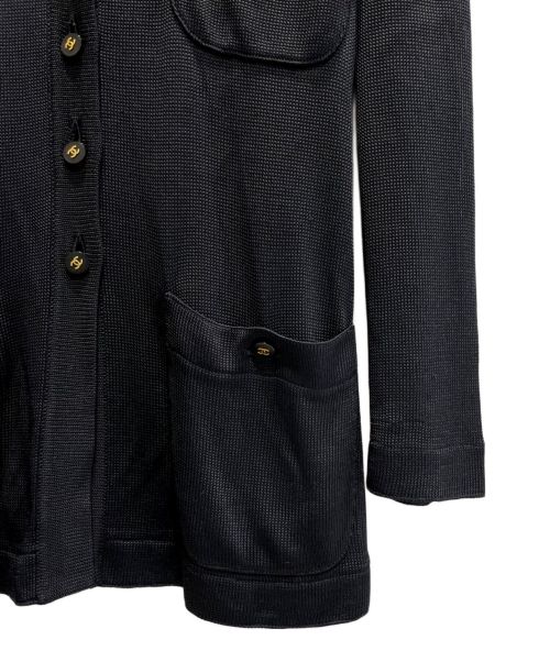 CHANEL（シャネル）CHANEL (シャネル) Vネックカーディガン ブラック サイズ:42の古着・服飾アイテム