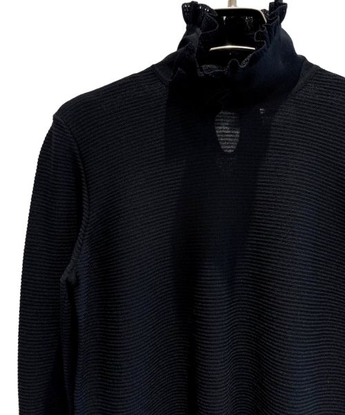 CHANEL（シャネル）CHANEL (シャネル) ハイネックブラウス ブラック サイズ:42の古着・服飾アイテム