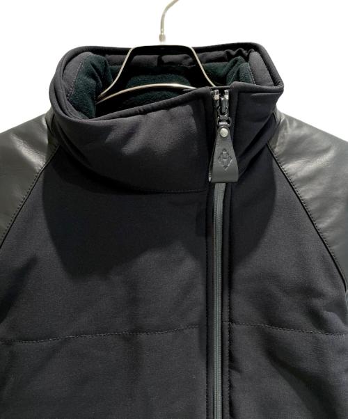 HERMES（エルメス）HERMES (エルメス) HERMÈS Yoke Down Vest/ヨークダウンベスト/ダウンベスト/レザーベスト ブラック サイズ:42の古着・服飾アイテム