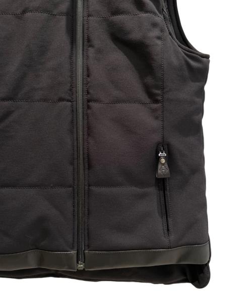 HERMES（エルメス）HERMES (エルメス) HERMÈS Yoke Down Vest/ヨークダウンベスト/ダウンベスト/レザーベスト ブラック サイズ:42の古着・服飾アイテム
