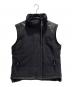 HERMES（エルメス）の古着「HERMÈS Yoke Down Vest/ヨークダウンベスト/ダウンベスト/レザーベスト」｜ブラック
