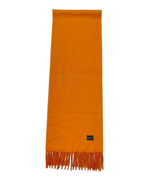 HERMES（エルメス）HERMES (エルメス) カシミヤストール オレンジの古着・服飾アイテム