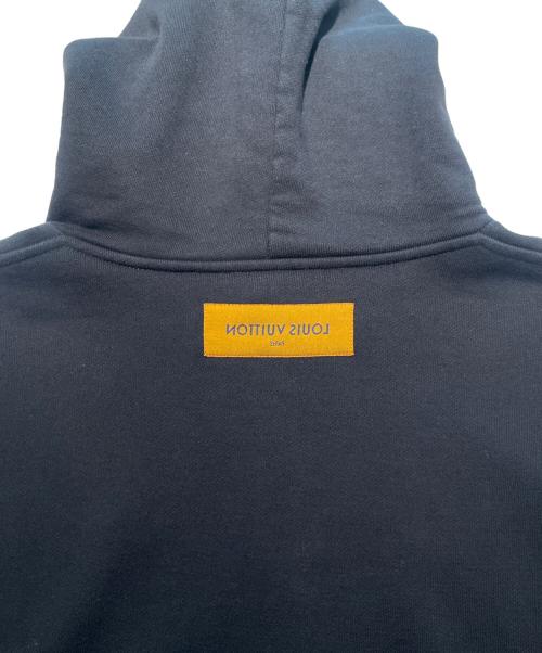 LOUIS VUITTON（ルイ ヴィトン）LOUIS VUITTON (ルイ ヴィトン) インサイドアウト バックラベル プルオーバーパーカー ブラック サイズ:Mの古着・服飾アイテム