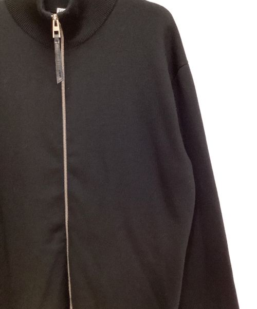 LOEWE（ロエベ）LOEWE (ロエベ) Zip up cardigan（ジップアップ カーディガン） ブラック サイズ:Mの古着・服飾アイテム