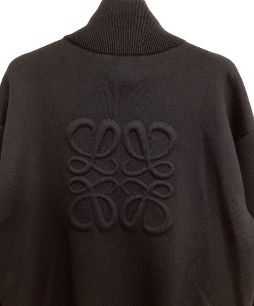 LOEWE（ロエベ）LOEWE (ロエベ) Zip up cardigan（ジップアップ カーディガン） ブラック サイズ:Mの古着・服飾アイテム
