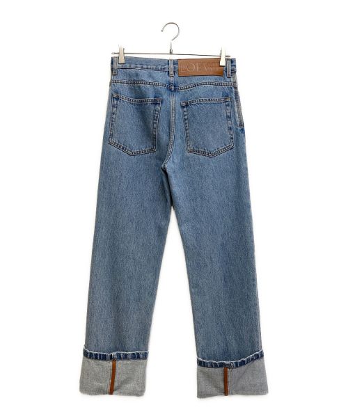 LOEWE（ロエベ）LOEWE (ロエベ) Washed fisherman denim(ウォッシュ加工 フィッシャーマンジーンズ) インディゴ サイズ:44の古着・服飾アイテム