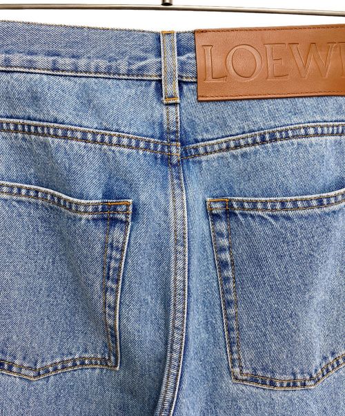 LOEWE（ロエベ）LOEWE (ロエベ) Washed fisherman denim(ウォッシュ加工 フィッシャーマンジーンズ) インディゴ サイズ:44の古着・服飾アイテム