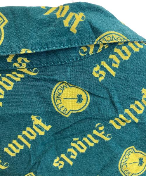 MONCLER（モンクレール）MONCLER (モンクレール) Palm Angels (パーム エンジェルス) アロハシャツ グリーン サイズ:48の古着・服飾アイテム